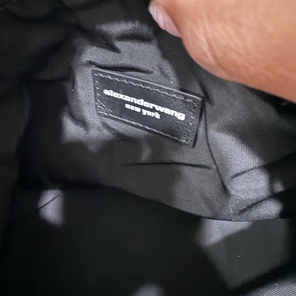 Alexander Wang mint pastel Scrunchie leather bag worn 1x - Picture 3 of 4